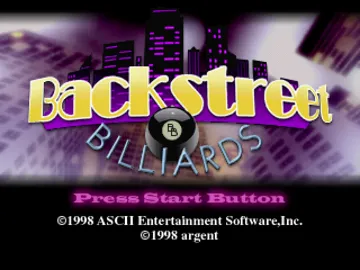 Backstreet Billiards (US) screen shot title